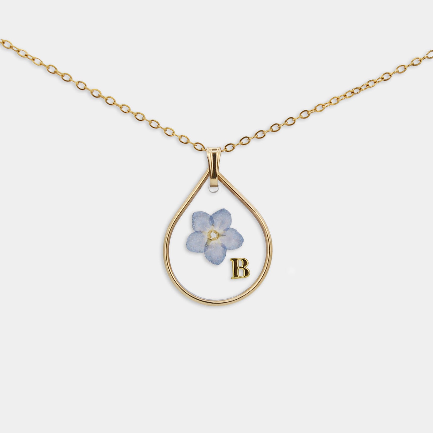 Personalized Initial Necklace - Drop
