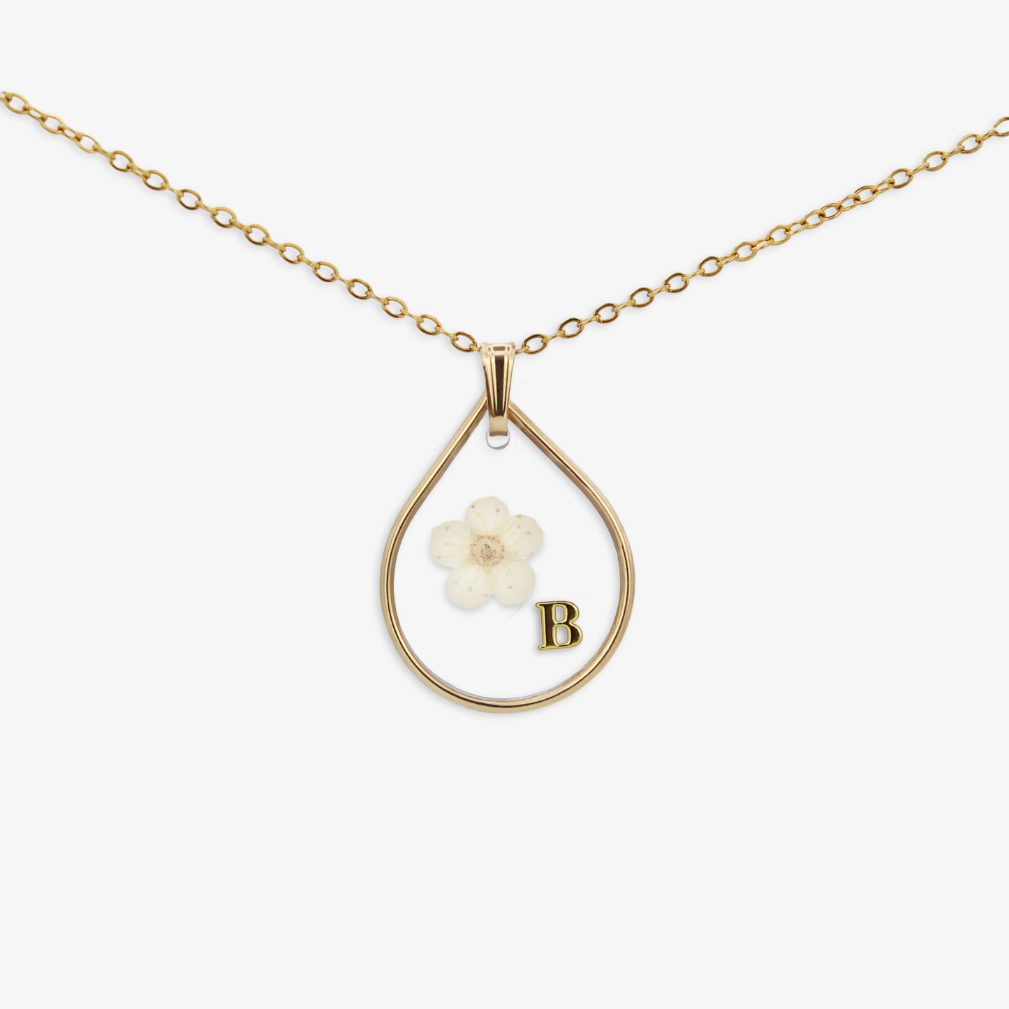Personalized Initial Necklace - Drop
