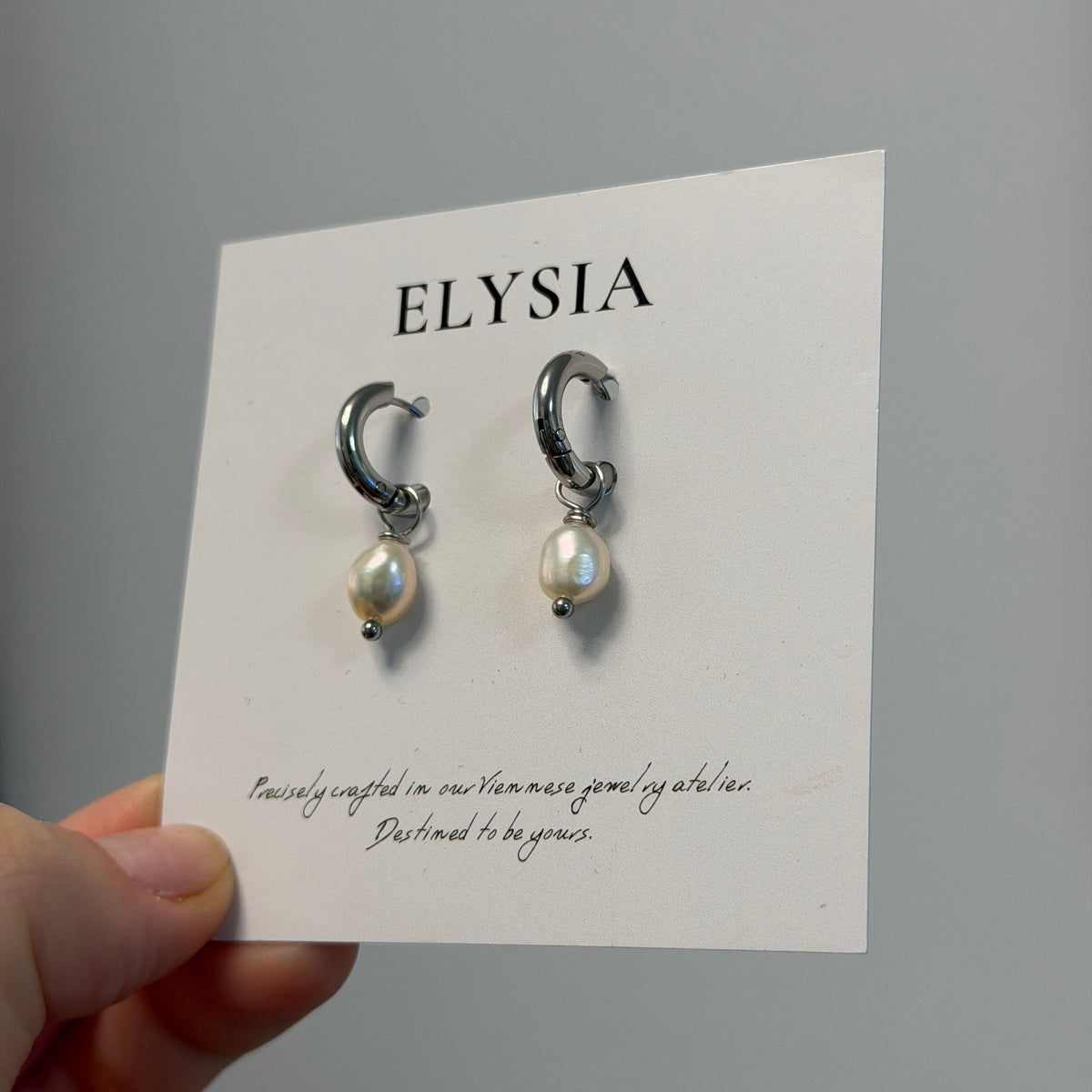 Hera Ohrringe Small - Silber