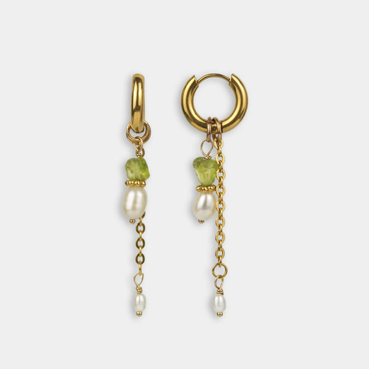 Peridot Charm Ohrringe